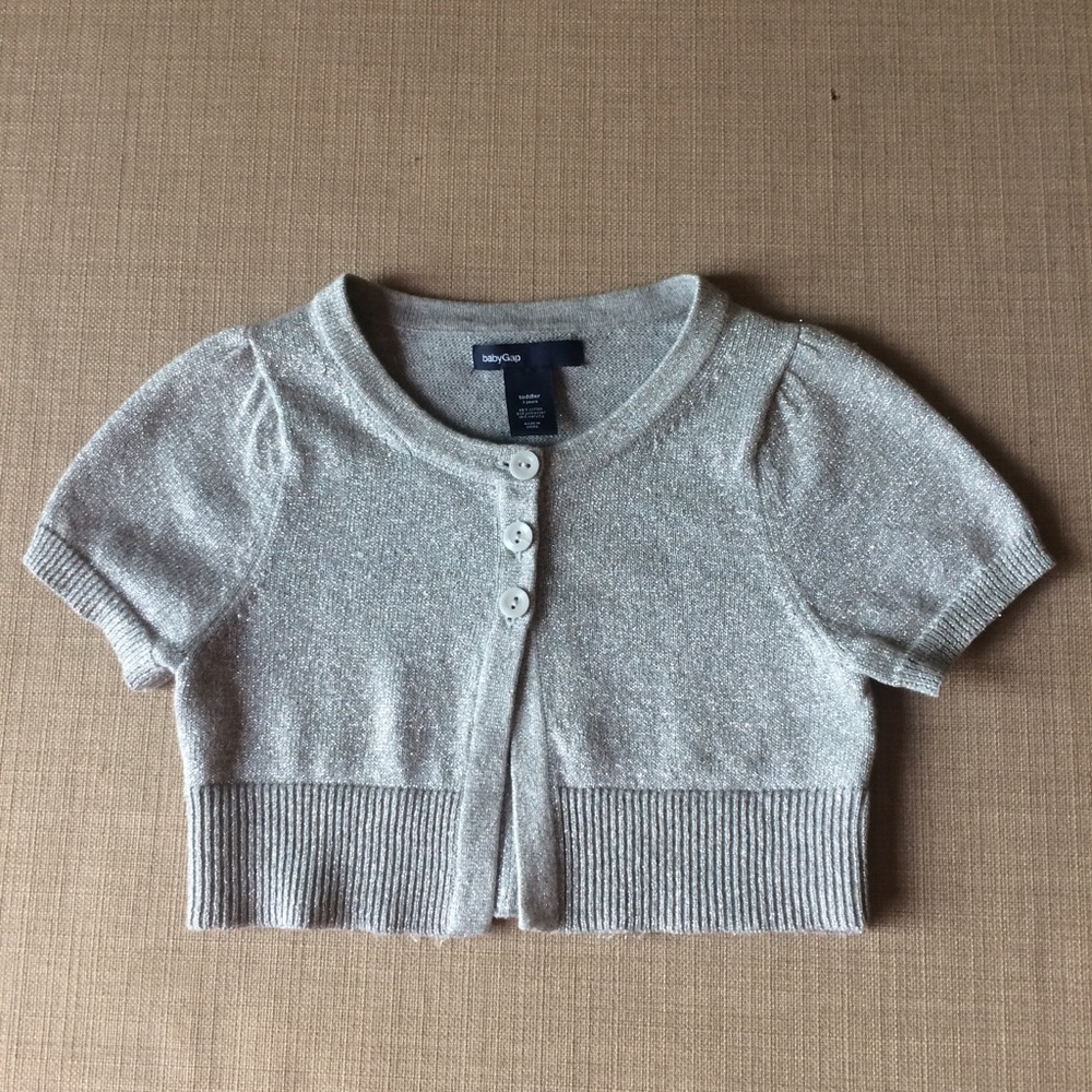Silver Baby Gap Dress Sweater